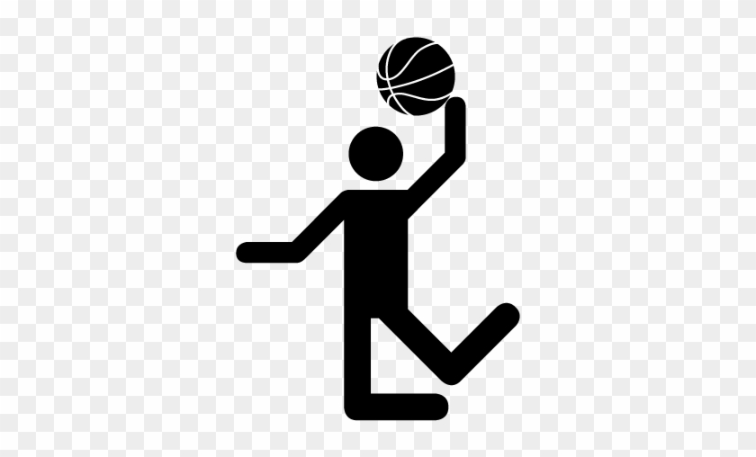 Clip Transparent Free Pictogram To Dunk With Image - Basketball #1600822