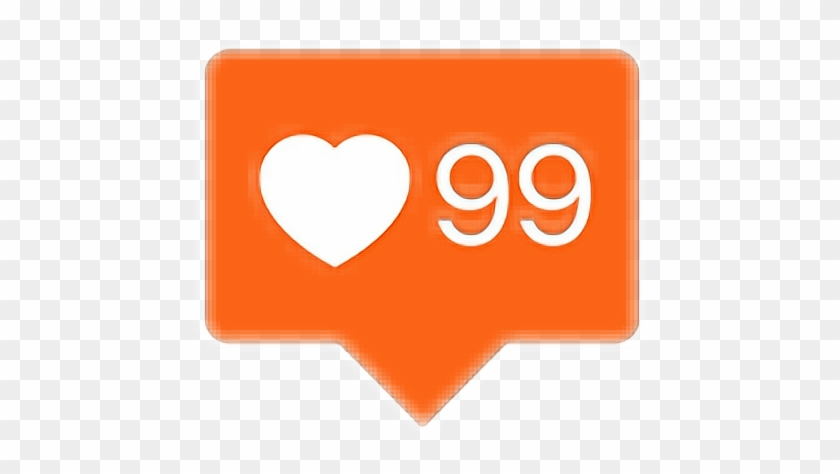 Likes Instagram Heart Png Icon - Instagram Like Notification Png #1600860