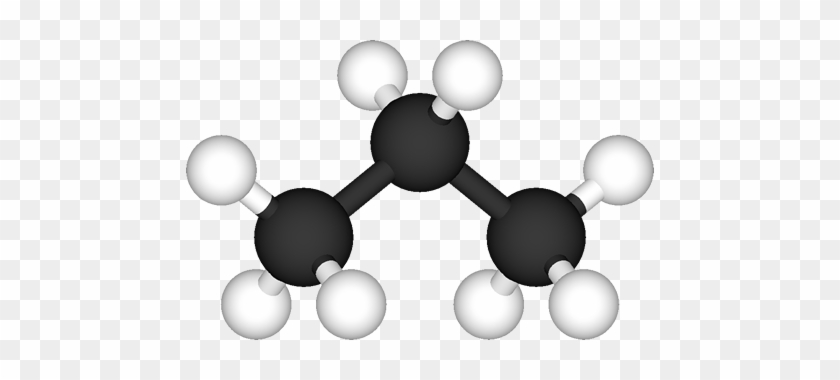 Propane Gas - Ball And Stick Model Of Ethane #1600923