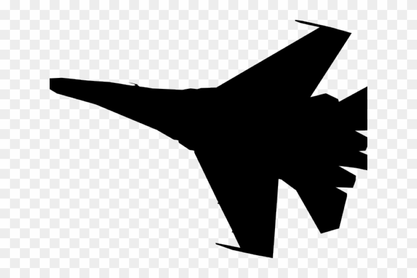 Tank Clipart Army Plane - Fighter Jet Silhouette #1600943