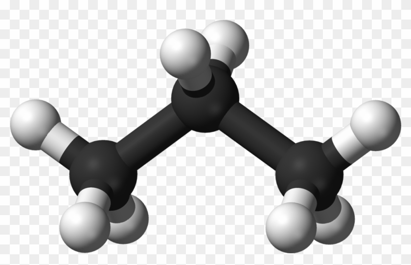 Propane 3d Balls A - Propane Molecule #1600952