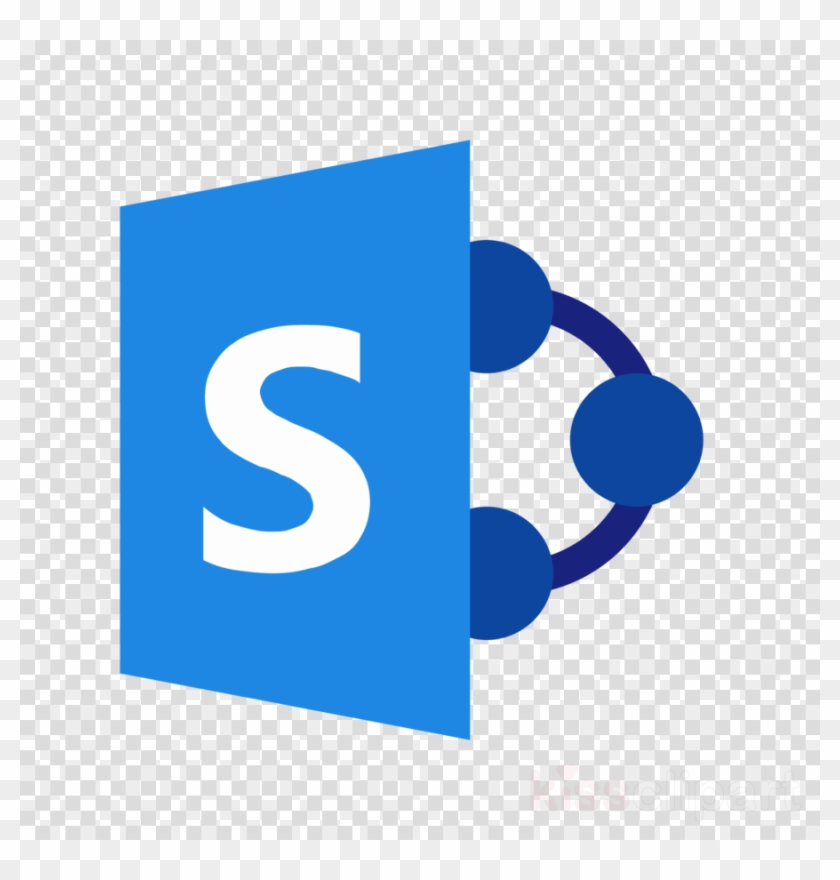 Sharepoint Logo Svg Clipart Sharepoint Office 365 Microsoft - Black And White Spotify Logo Png #1601001