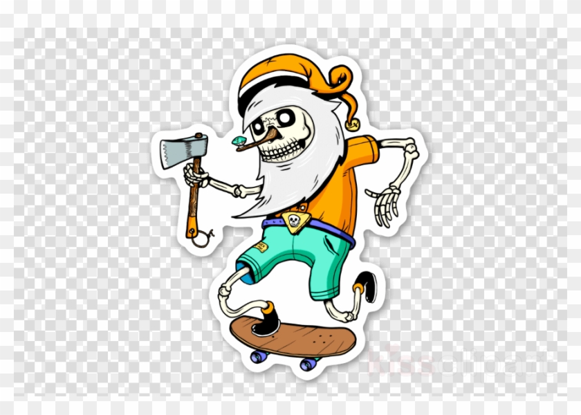 Stickers Skate Png Clipart Sticker Skateboard Decal - Higuain Png #1601023