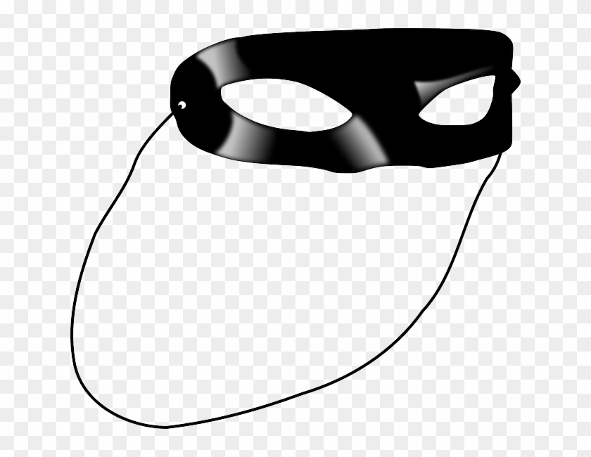Modern Zorro Template Festooning - Free Clip Art Mask #1601033