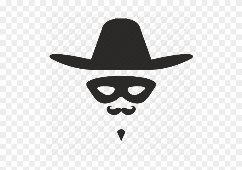 Hero Icon Clipart Zorro Computer Icons - Zorro Mask And Hat #1601034