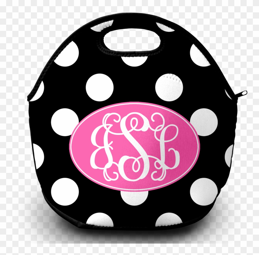 Personalized Lunch Tote - Polka Dot #1601113