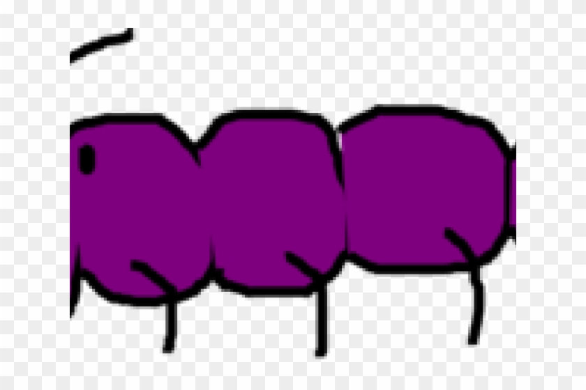 Caterpillar Clipart Purple Caterpillar - Cartoon Picture Of A Brown Caterpillar #1601186