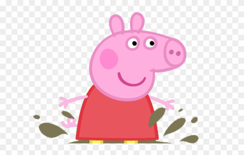 Dirt Clipart Pig Mud - Peppa Pig In Puddles #1601199
