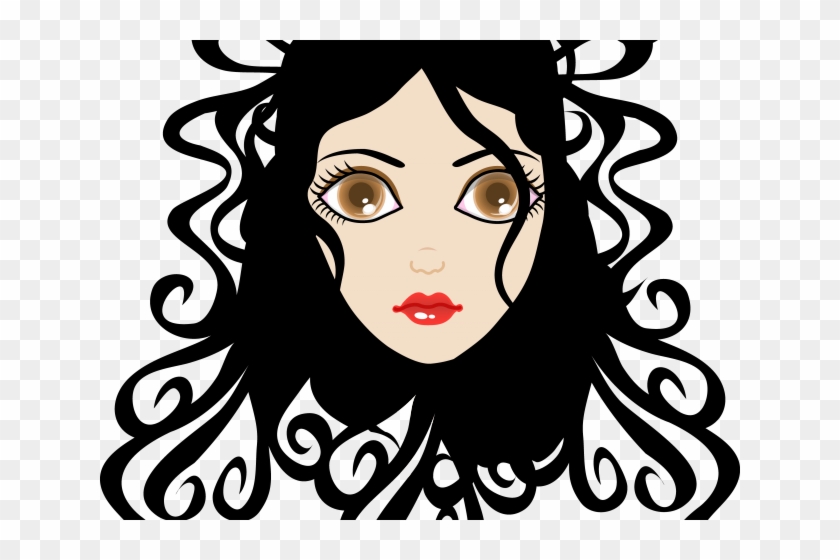 Curl Clipart Wavy Hair - Clip Art #1601234