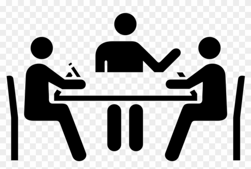 Meeting Minutes Icon Clipart Computer Icons Meeting - Meeting Icon Black And White #1601412