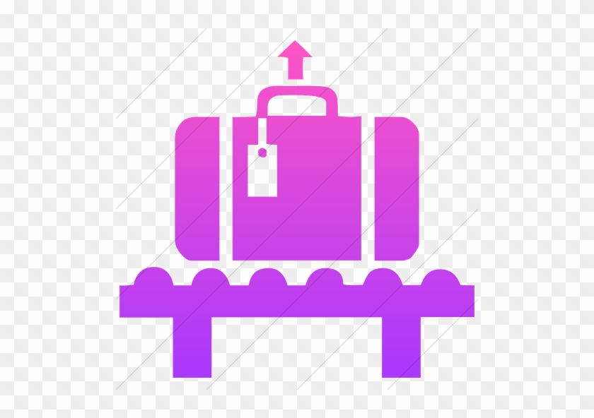 Classica Baggage Claim Icon Simple Ios Pink Gradient - Classica Baggage Claim Icon Simple Ios Pink Gradient #1601472