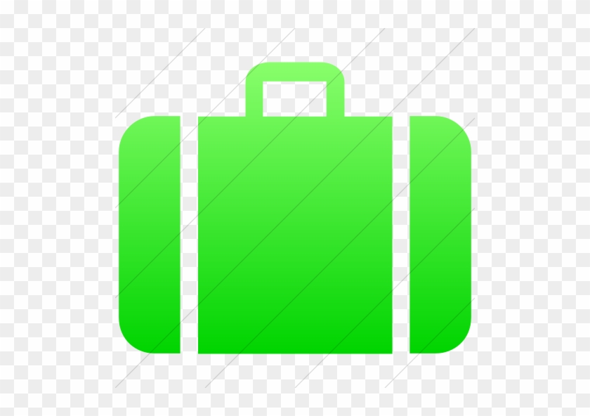 Aiga Baggage Claim Icon Simple Ios Neon Green Gradient - Black Luggage Icon #1601500
