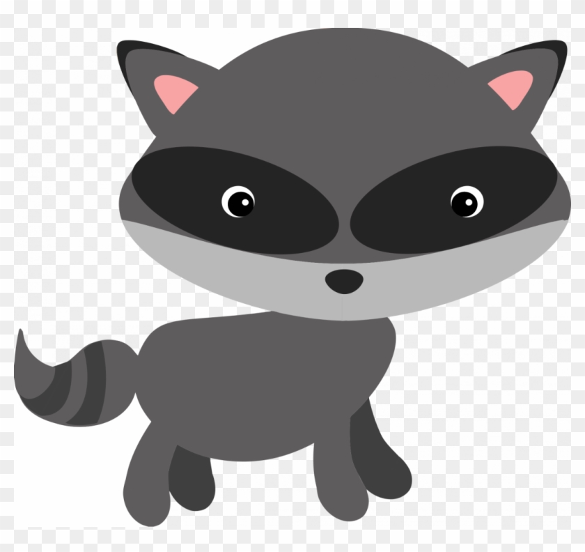 Large Size Of Raccoon Drawing For Beginners Baby Directed - Baby Woodland Creature Clipart #1601542