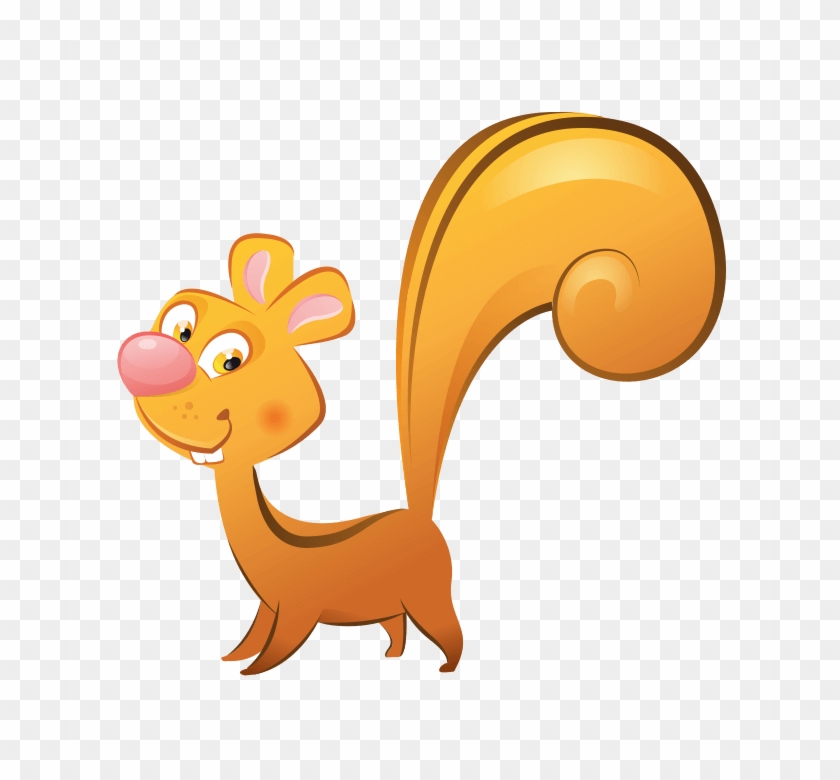 Baby Squirrel - Cartoon - Free Transparent PNG Clipart Images Download