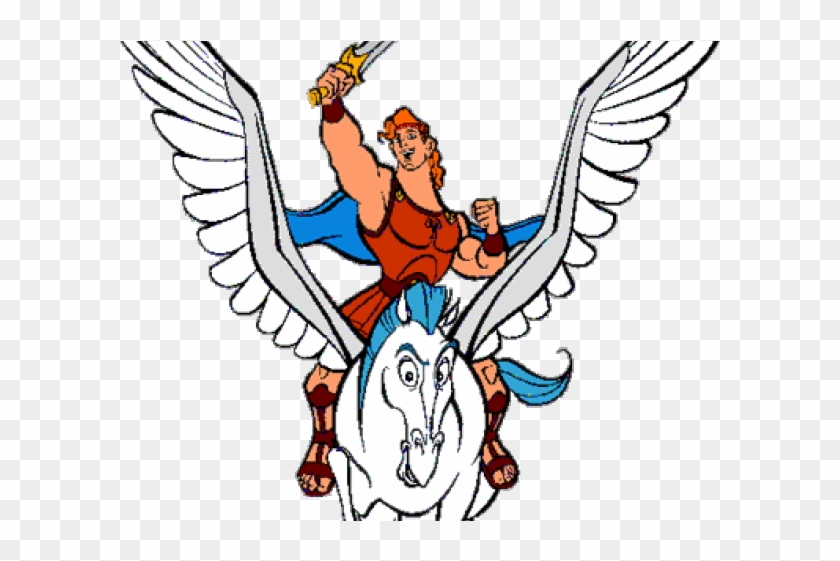 Hercules Clipart Mythology - Hercules And Pegasus #1601644