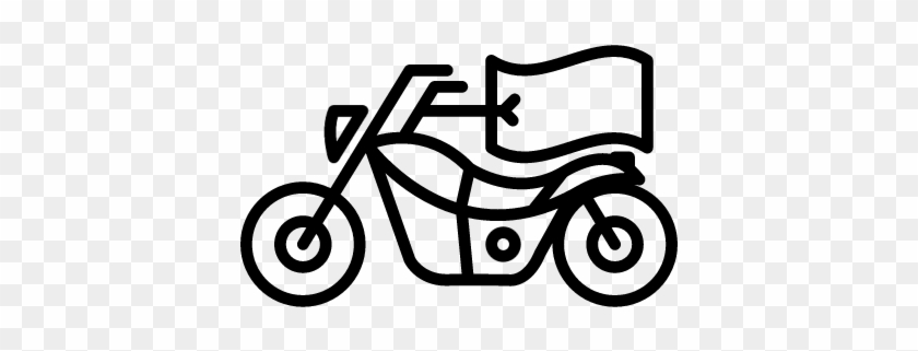 Motorcycle With Price Tag Vector - Motorcycle #1601687