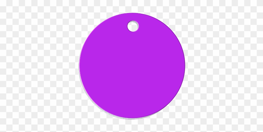 Round Dog Tags Bone Dog Tags Shaped Dog Tags - Coloured Circle Png #1601691