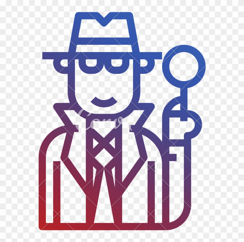Detective Sherlock Holmes Crime Inspector Icon - Icon #1601708