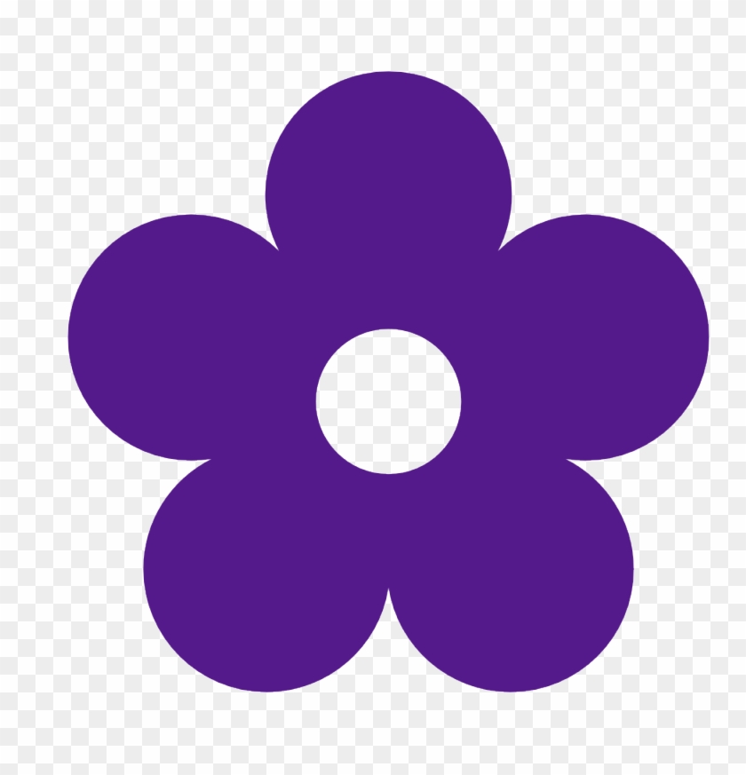 Purple Flower Clip Art Free - Purple Flower Clipart #1601828