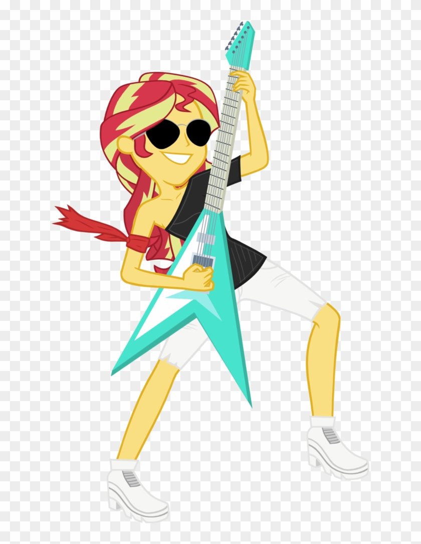 Darthlena, Clothes, Electric Guitar, Equestria Girls, - Cartoon #1601851