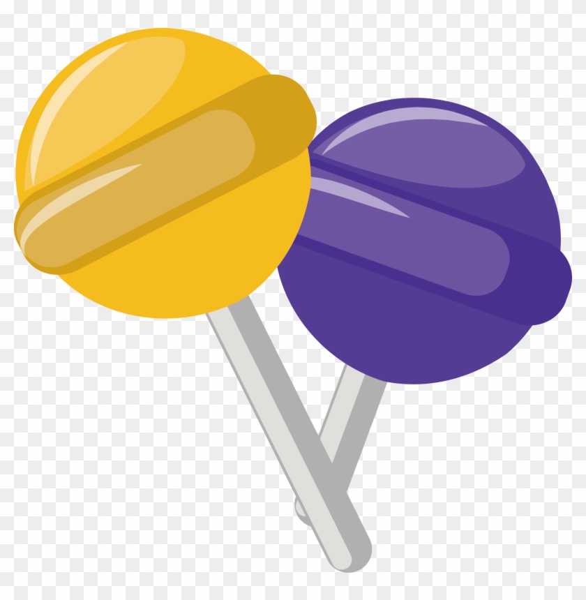 Candy Vector Transprent Png Free - Lollipop Blue Candy Vector #1601965
