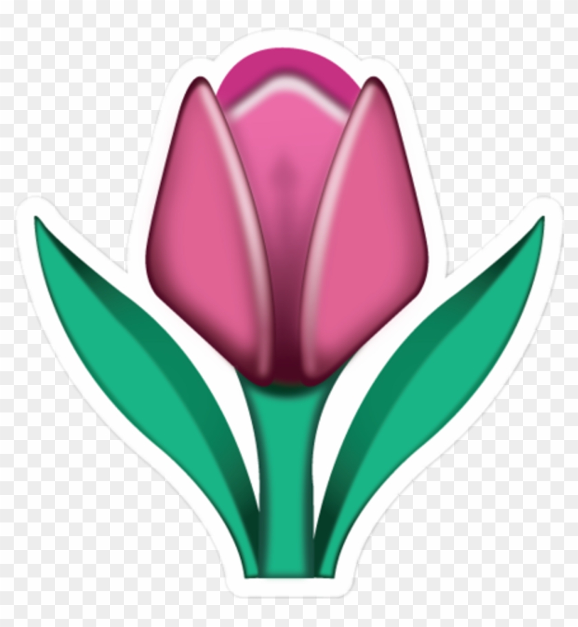 Superimpose Picsart Rose Flower Outline White Red Love - Tulip Emoji #1601971