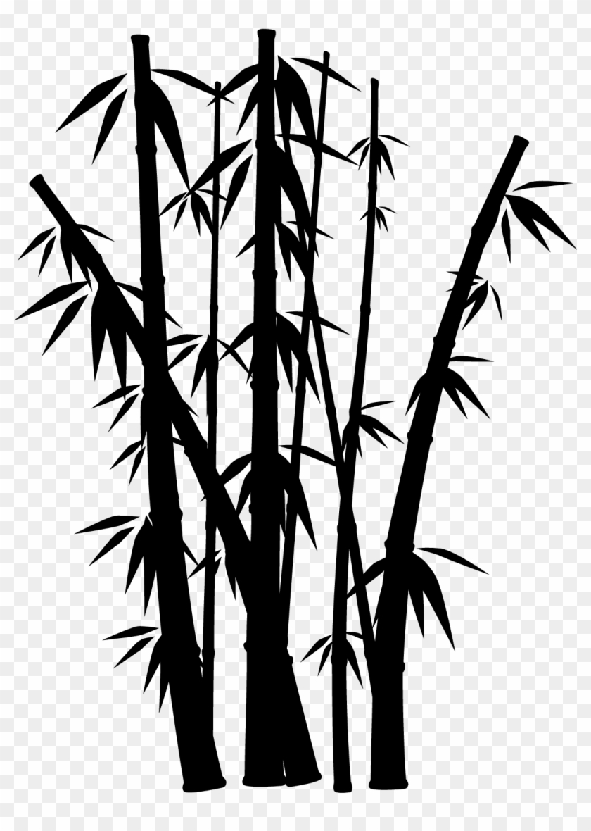 Bamboo Silhouette - Bamboo Png #1601981