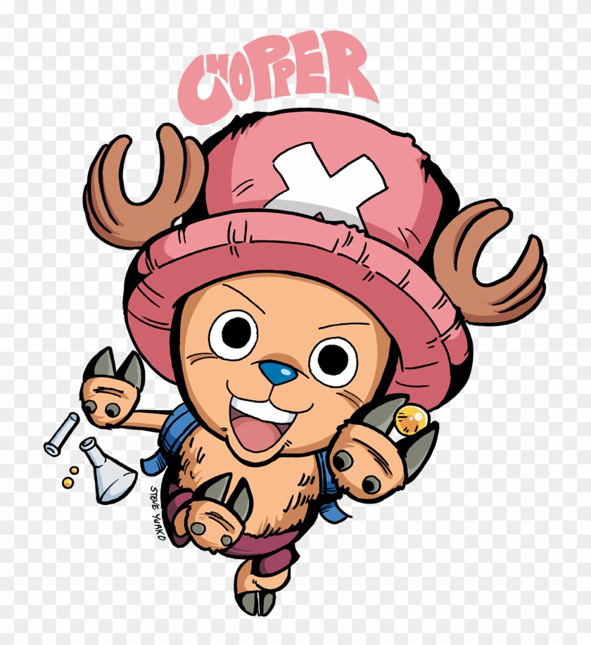 Pice Clipart Cartoon - Chopper One Piece Sticker #1601995