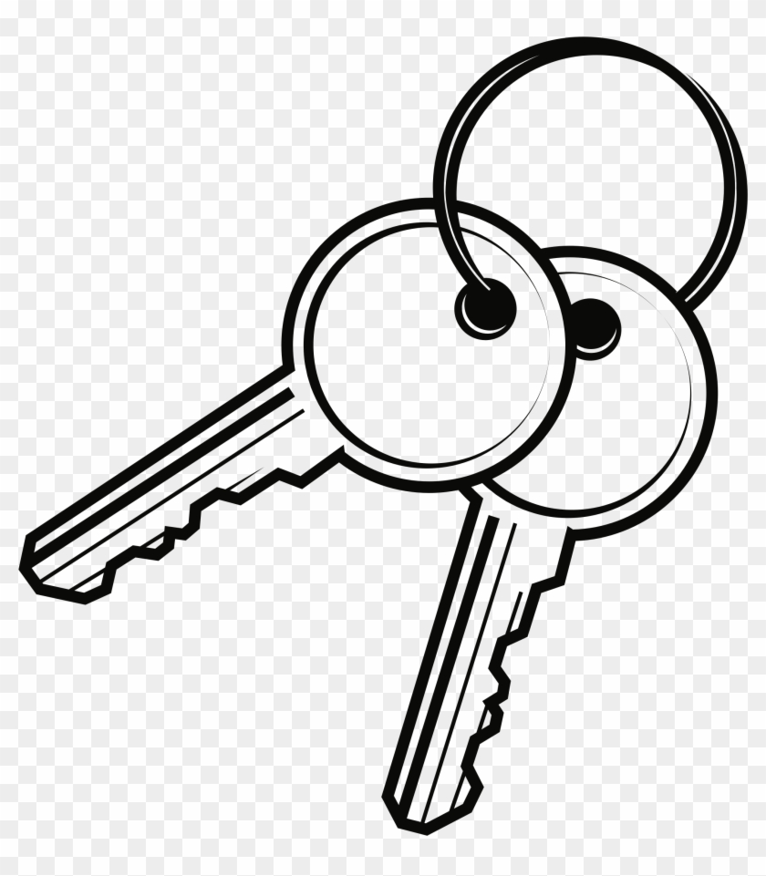 Big Image - Clip Art Picture Of Keys #1602032