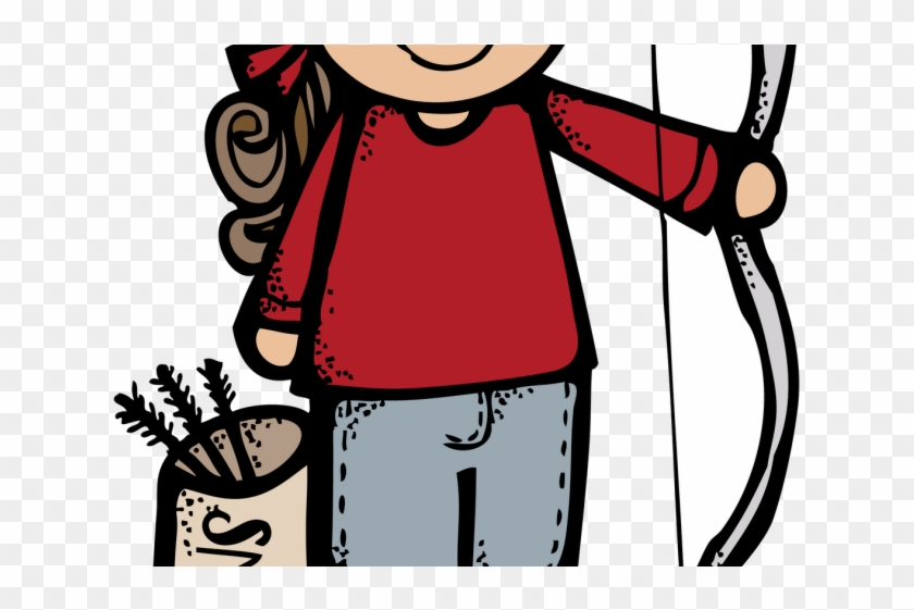 Archery Clipart Girl Scout - Melonheadz Camper #1602094