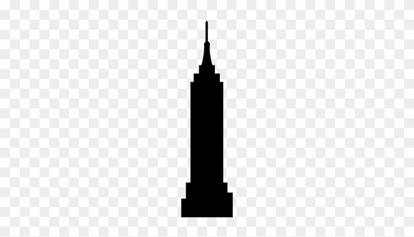Empire State Building, Manhattan, New York, Eeuu Vector - Silhouette #1602119