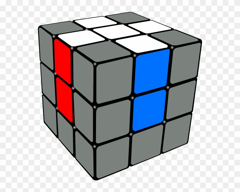 Cube Clipart One Cube - Rubik's Cube Cross #1602134