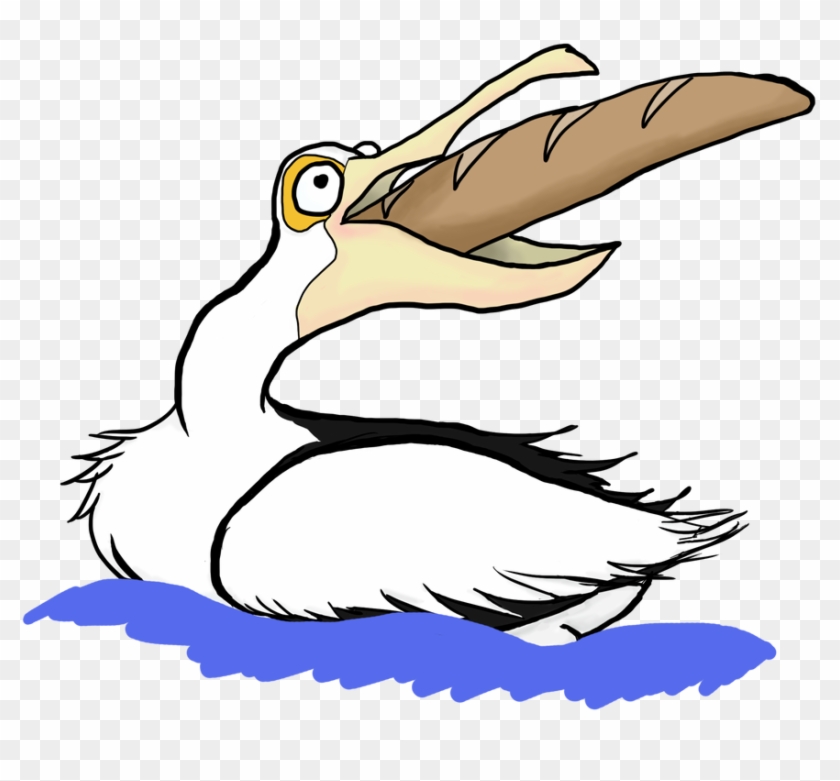 Pelican Choking On A Baguette By Epicturtle65 - Cartoon #1602284