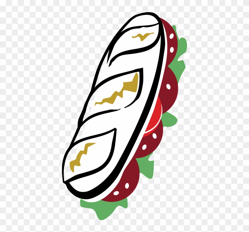 Salami Baguette Vegan Vegetarisch - Illustration #1602303