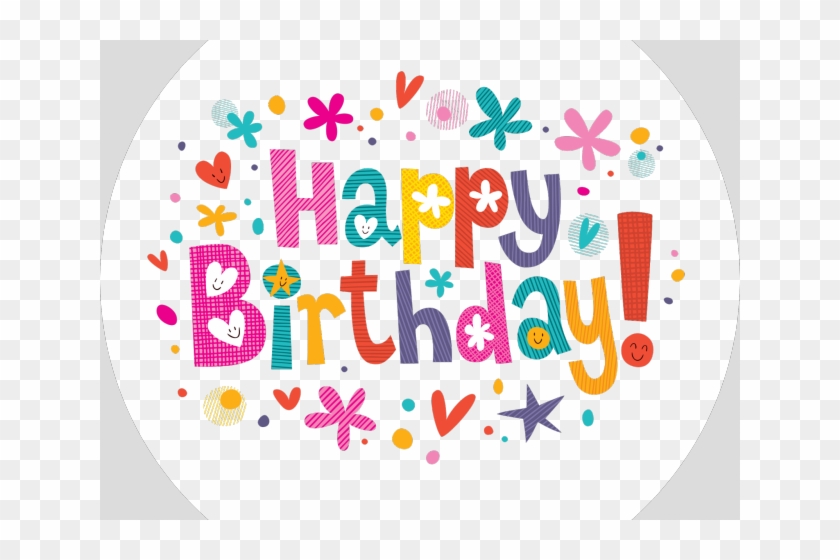 Unique Clipart Birthday Greeting - Circle #1602359