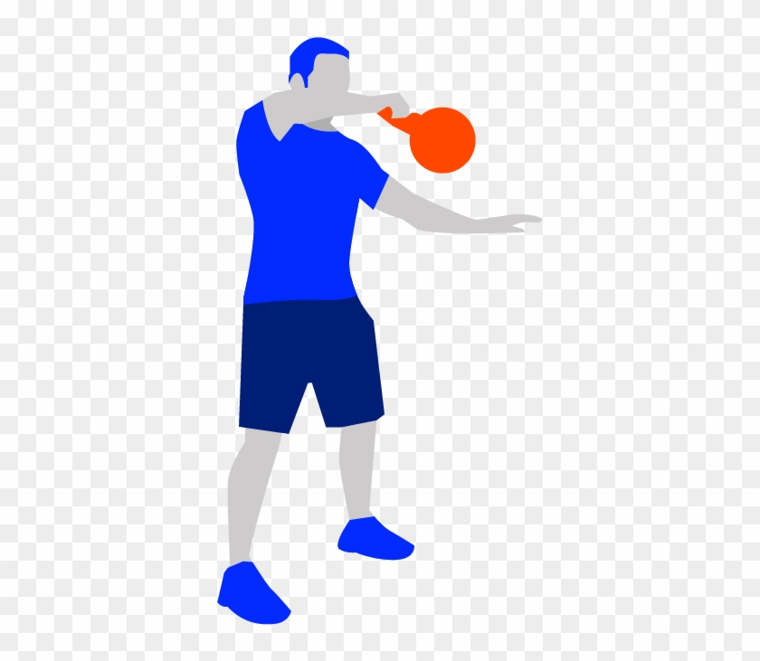 Kettlebell Clipart Kettlebell Swing - Racketlon #1602392
