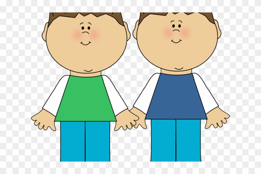 Twins Clipart Three - Brother And Brother Clipart #1602486