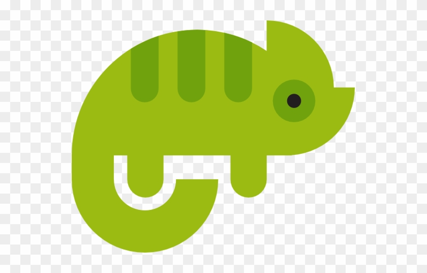 Chameleon Clipart Single Animal - Circle #1602535