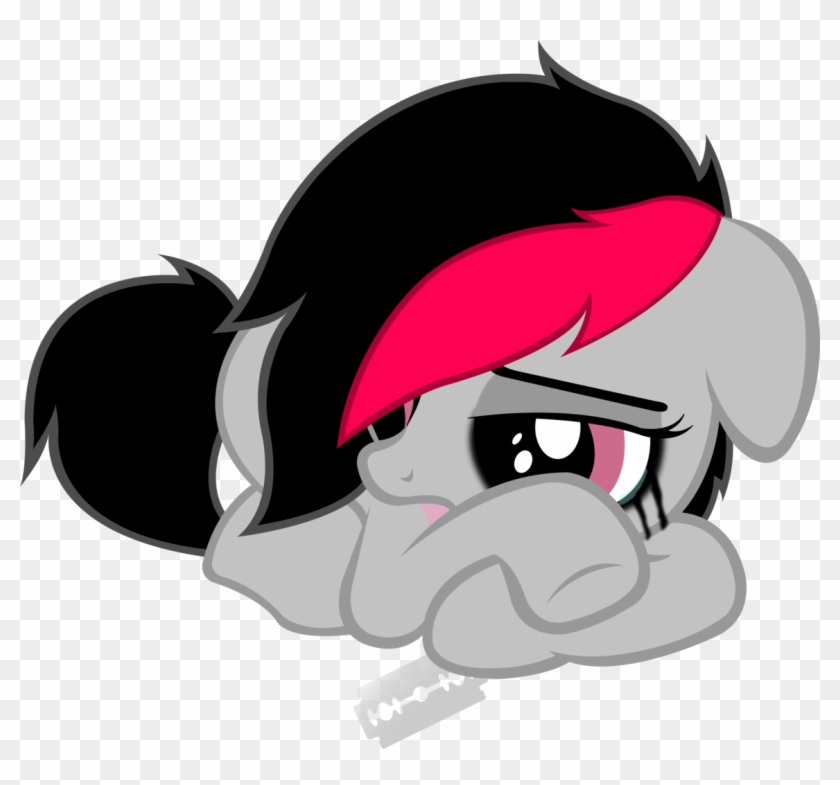 Emo, /mlp/, Oc, Oc - My Little Pony Png Emo #1602628