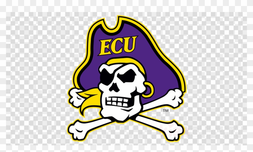 Ecu Logo Clipart East Carolina Pirates Football Virginia - Icon Button Play Png #1602667