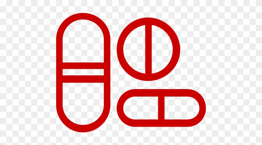 Icon Of Various Pills - Opioid Icon #1602739