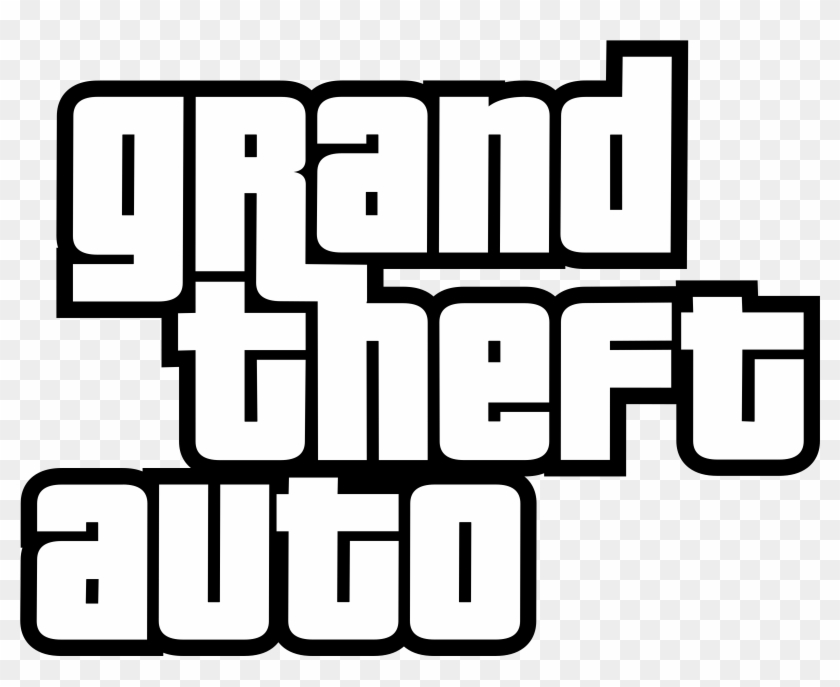 Gta Clipart Black And White - Grand Theft Auto Logo #1602761