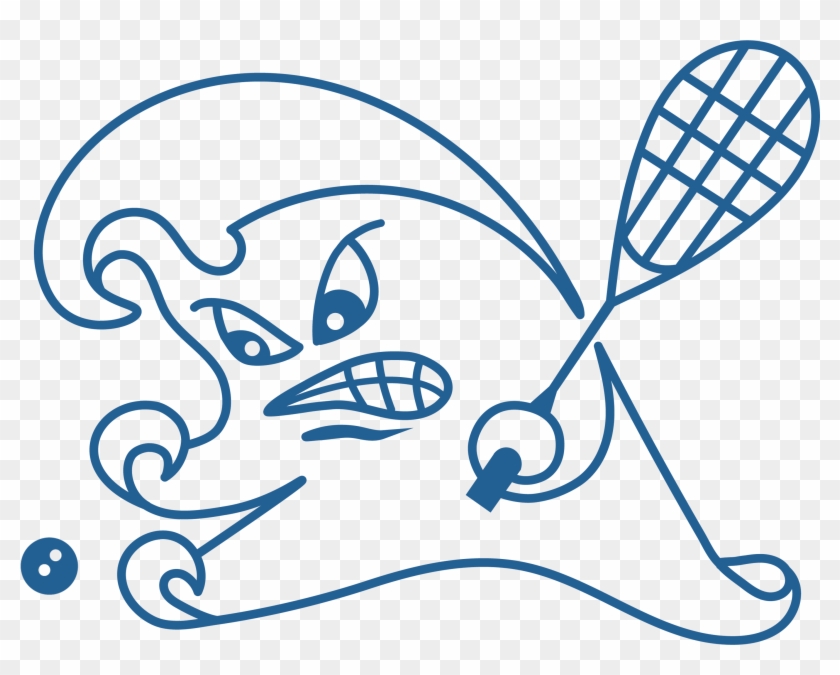 Http - //files - Leagueathletics - Blue Wave Logo Mark - Darien Squash #1602807