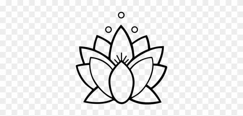 Namaste - Flower Simple Geometric Designs #1602850