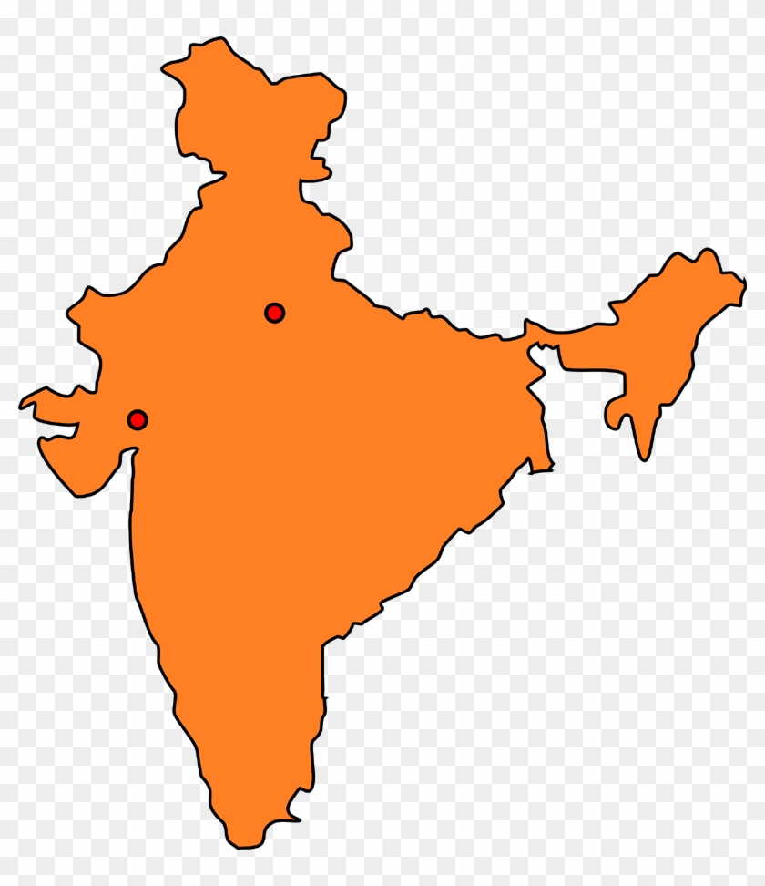 Deccan Plateau On India Map #1602866