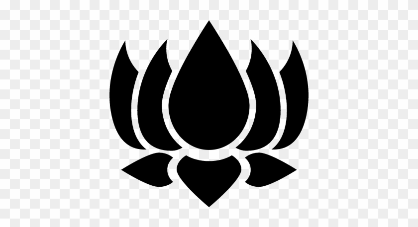 Home Elisa Namaste - Black And White Lotus Flower Logo #1602881