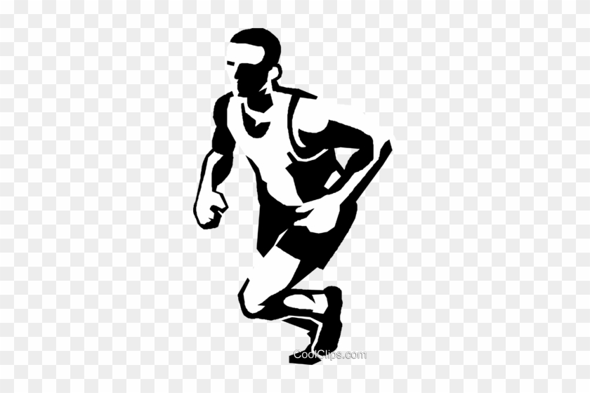 Man Jogging Royalty Free Vector Clip Art Illustration - Illustration ...