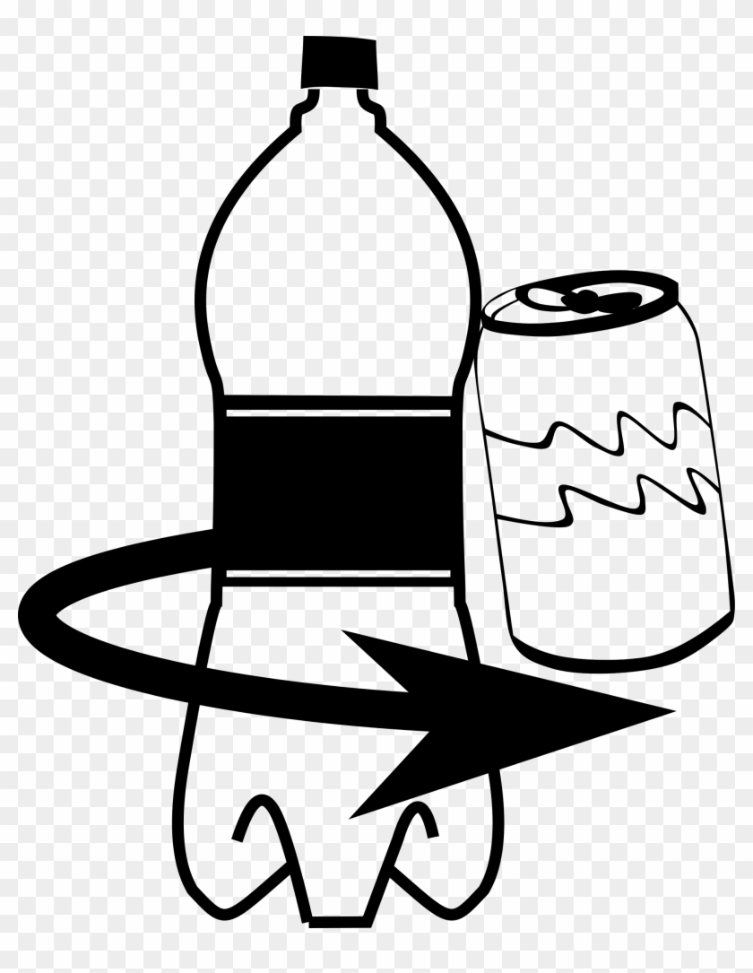 Refund Clipart Black And White - Soda Can Clip Art #1603211