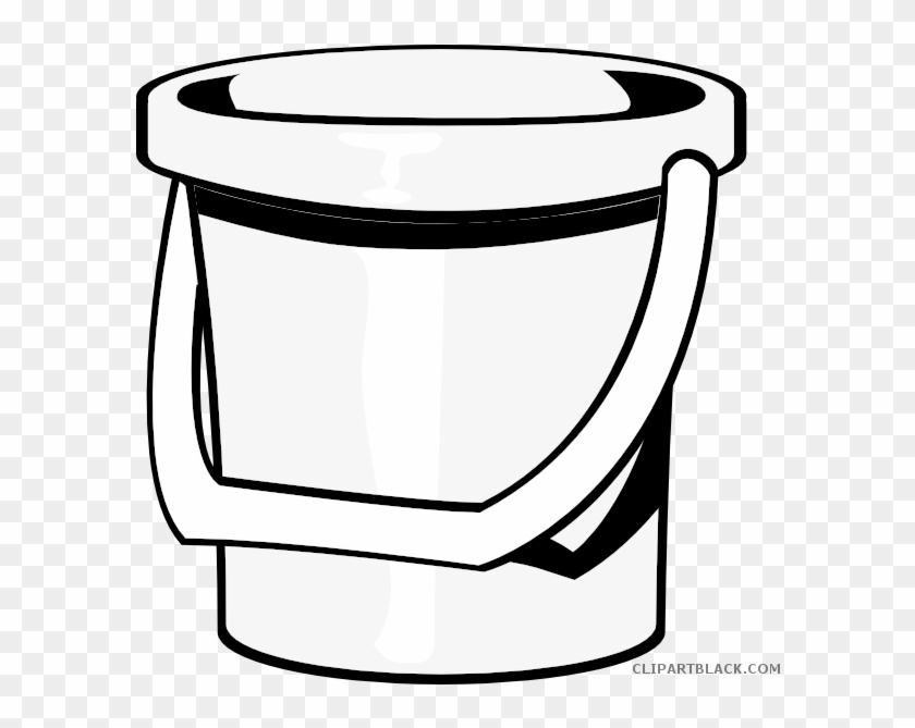 Bucket Clipart Black And White - Bucket Clip Art Black And White #1603220