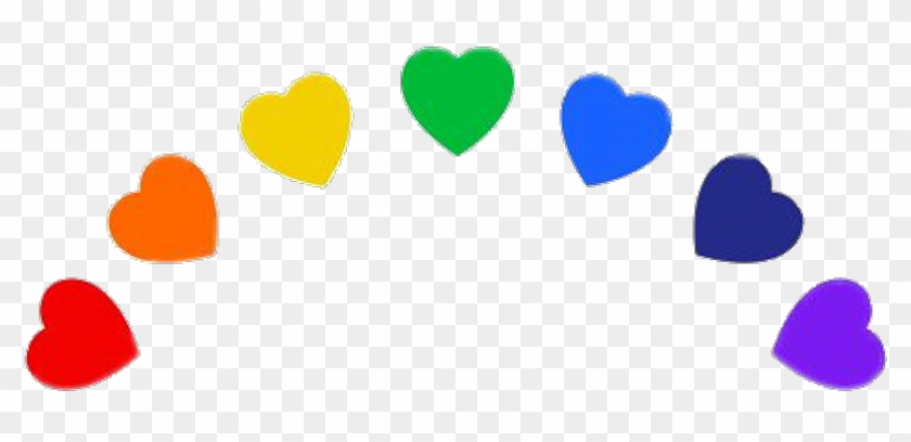 Transparent Hearts Tumblr Transparent Background - Rainbow Transparent #1603222